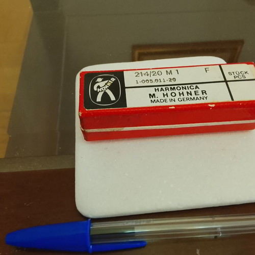 Piccolo Harmonica M. Hohner vintage, like new, key of F