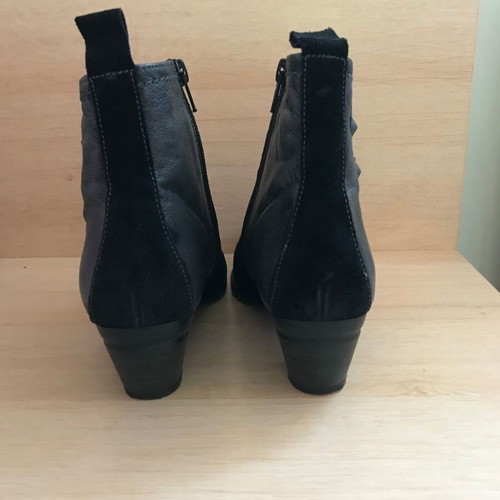 Hispanitas ankle boots used, gray and black, size 37