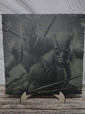 Engraved volcanic tile Deadpool & Wolverine new
