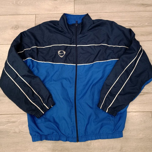 Retro Nike jacket navy and electric blue used