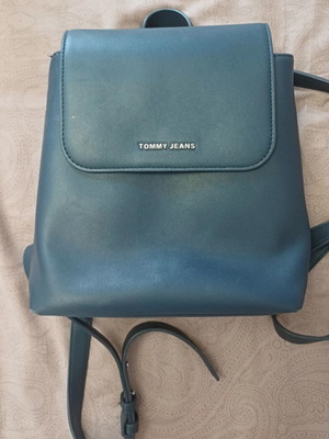 Tommy Jeans women's backpack bag used, blue