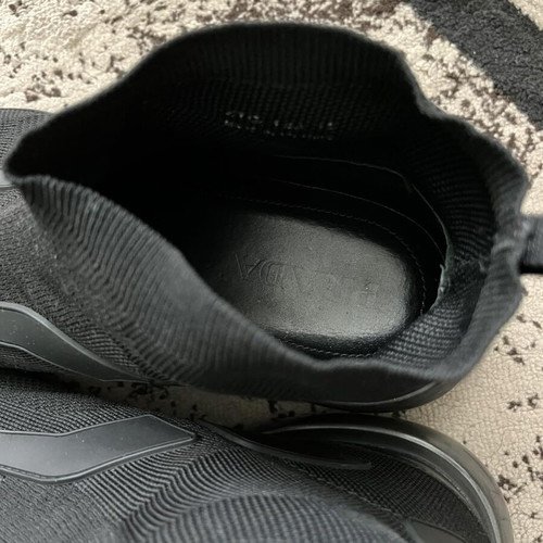 Prada sport shoes used, size 45, black