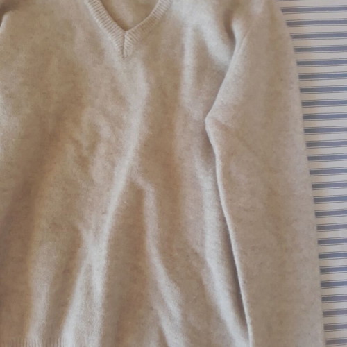 Beige Ecru Sweater used, size L 40 12