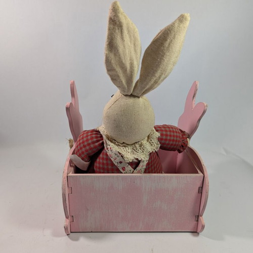 Easter decorative basket used 20x30x18cm