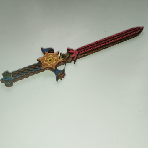 Wooden decorative sword, 10cm, custom order