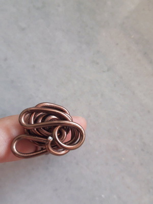 Handmade rings like new, wire pack