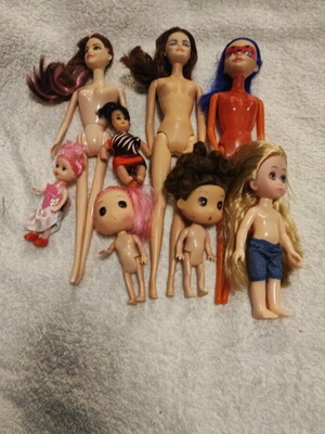Dolls used, pack of 8 pieces