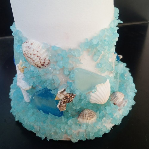 Decorative lighthouse with light 32cm new