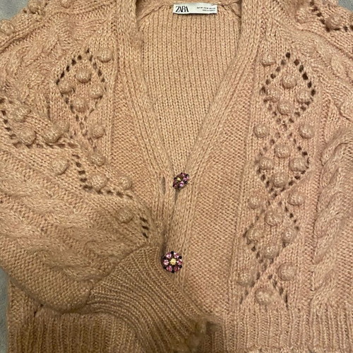 Zara cardigan like new, pink - rose, size M