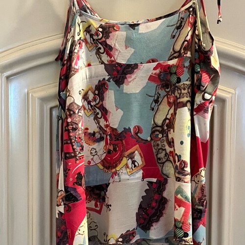 Christian Lacroix blouse used, multicolor, size S