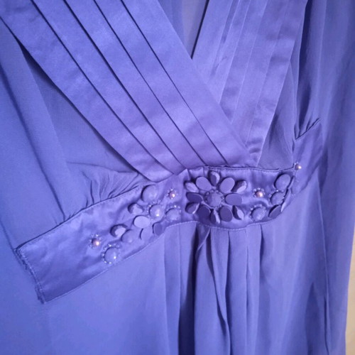 Women's blouse with top purple like new, size 5XL