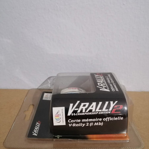 V Rally 2 Memory Card for PS1 new, official limited edition