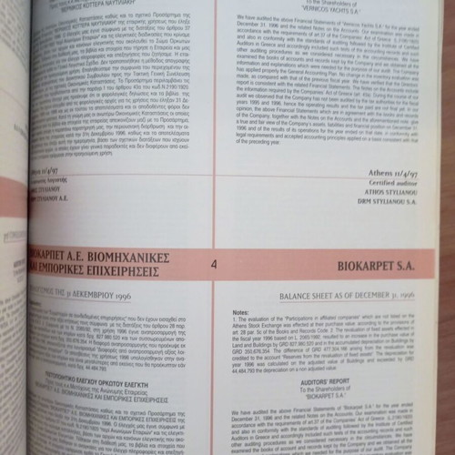 Auditors Report 1997 book