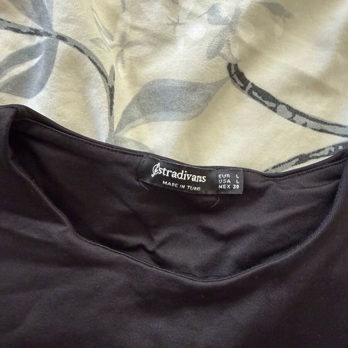 Stradivarius black bodysuit like new, size M