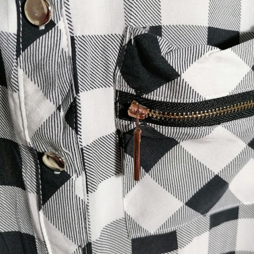 Colloseum sleeveless shirt used, checkered, size XS
