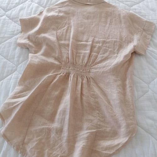 Long linen shirt beige like new