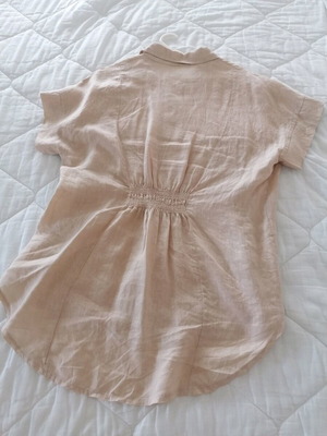 Long linen shirt beige like new
