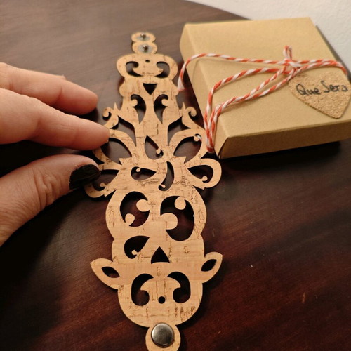 Bracelet new from eco-friendly material with leather interior