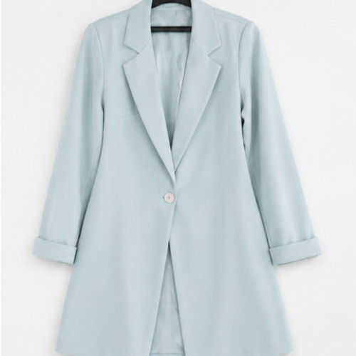 Turquoise blazer jacket, size L / 40 / 12