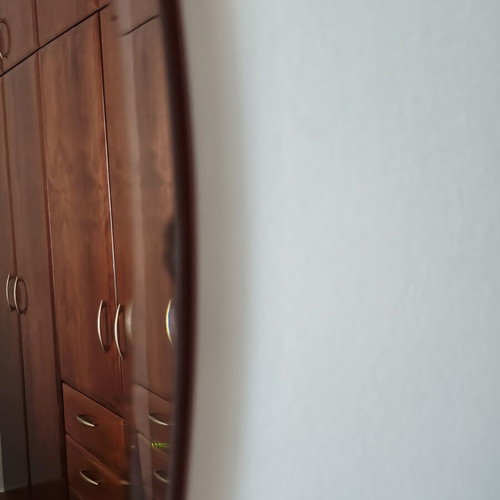 Oval mirror used with small defect, 113m height, 74m width