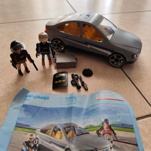 Playmobil swat team like new with all accessories without box