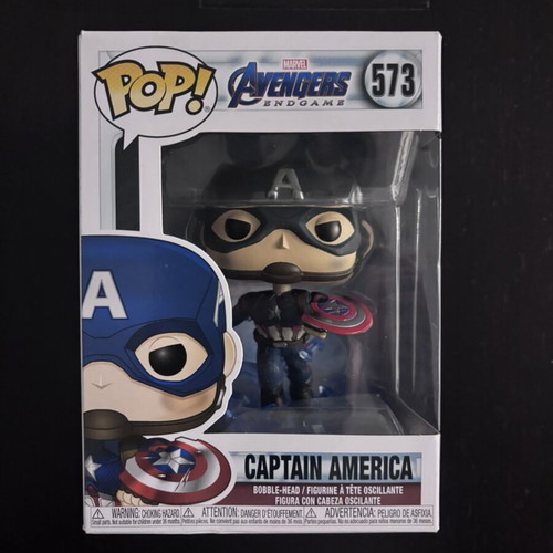 Funko Pop Marvel Avengers Captain America with Mjolnir like new