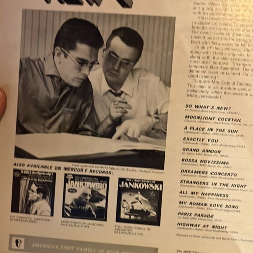Horst Jankowski – So What’s New? LP used, 1966
