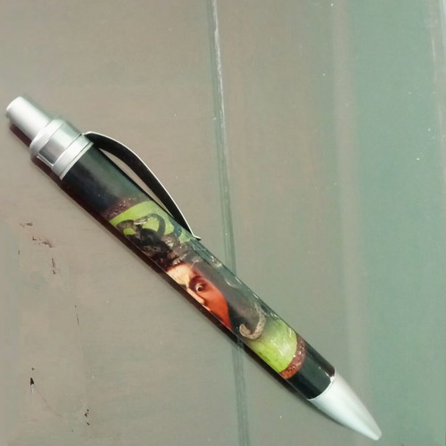 Uffizi Gallery Florence Caravaggio Medusa Museum Pen like new, black ink