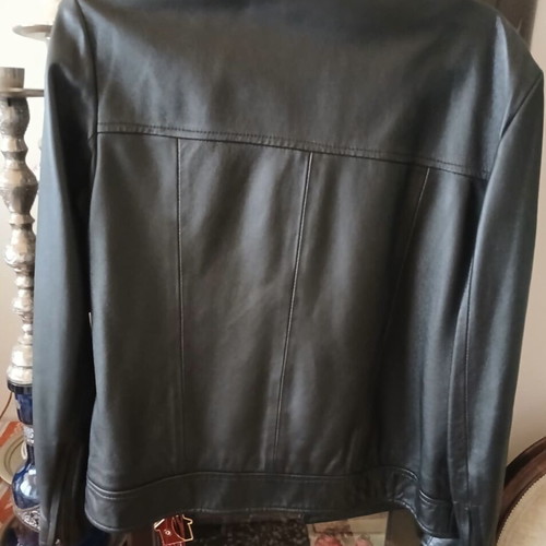 Jorel Evans women's leather jacket M-L like new, black