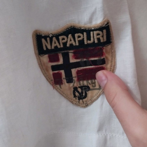 Napapijri men's shirt white size M used