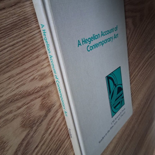 A Hegelian Account of Contemporary Art like new, English