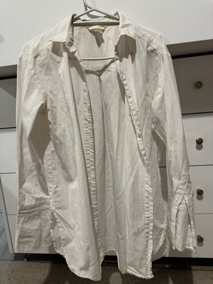 H&M shirt used, white, size XS