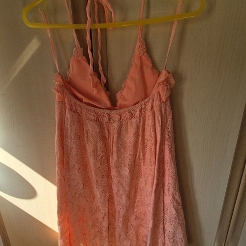 Be You dress like new, light coral, small medium, lace detail