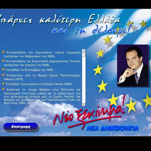 CD Rom Nea Dimokratia (ND) There Is A Better Greece And We Want It like new