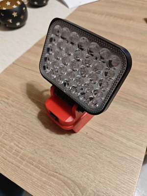 Professional Work Light for Milwaukee Battery with 2 USB Ports