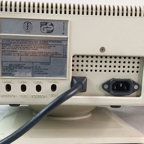 Vintage Zenith Data Systems Z-Server EL computer set used