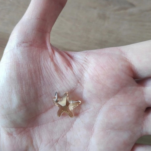Swarovski pendant like new, beige without chain