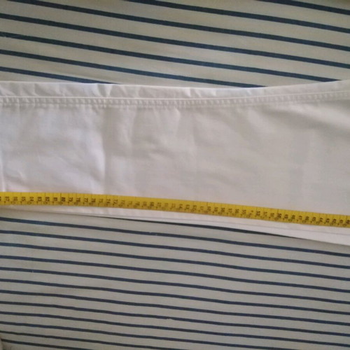 H&M white pants like new, slim straight fit