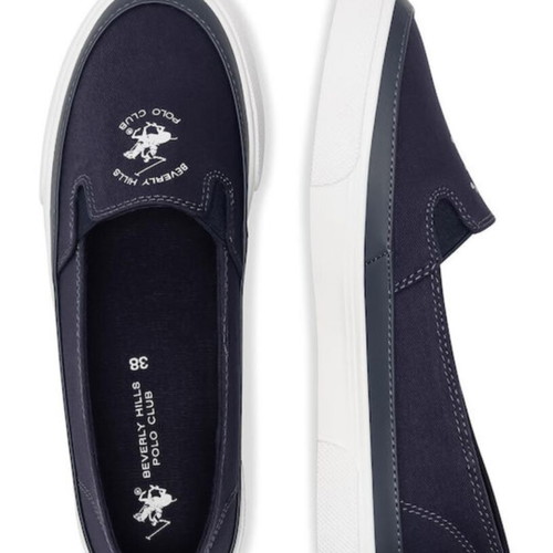 Beverly Hills Polo Club Slip-On Shoes like new, size 38-38.5, navy