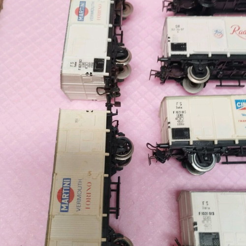 Piko HO Scale Commercial Wagons Set of 8 like new