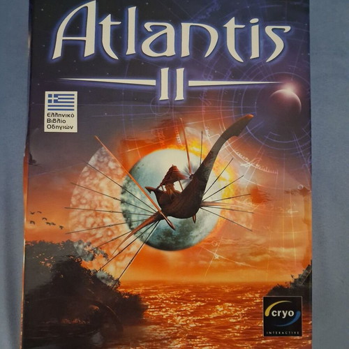Atlantis II PC used adventure game Big Box with Greek manual