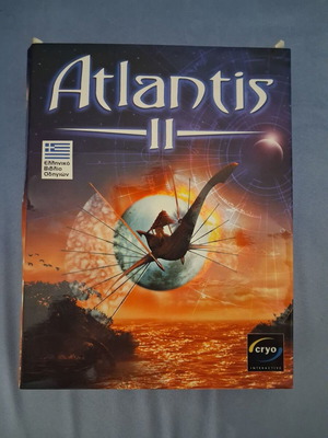 Atlantis II PC μεταχειρισμένο adventure παιχνίδι Big Box με ελληνικό εγχειρίδιο