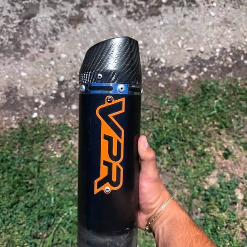 VPR carbon high-up motorcycle exhaust