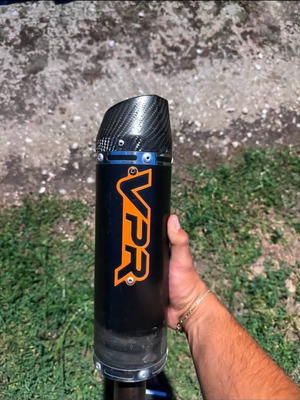 VPR carbon high-up motorcycle exhaust