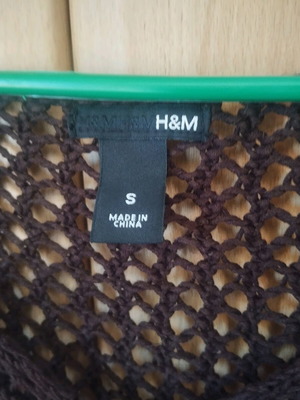 H&M brown knitted long top like new