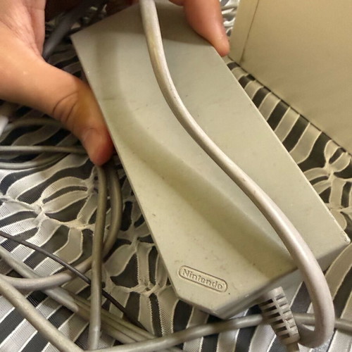 Wii Nintendo used with power supply and sensor
