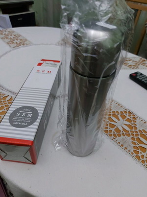 Thermos new silver color, 550 ml