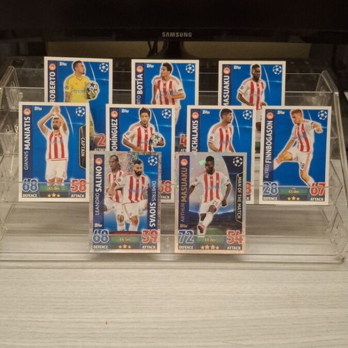 Topps Champions League Match Attax Olympiacos set 2015-16 new