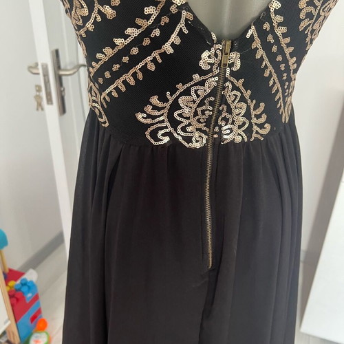 Festive dress with sequins like new, size M, black