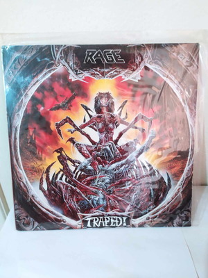 RAGE Traped LP near mint, 1992 Italian edition with misprint